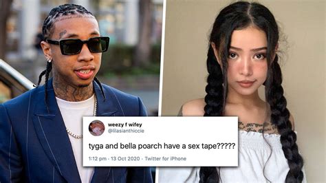 tyga and bella poarch sex tape|Bella Poarch addresses Tyga video rumours